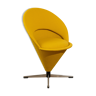 Fauteuil modèle "cone chair" Verner Panton (1926-1998)