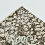 6x9 Light Green & Beige Turkish Vintage Rug, 173x267Cm