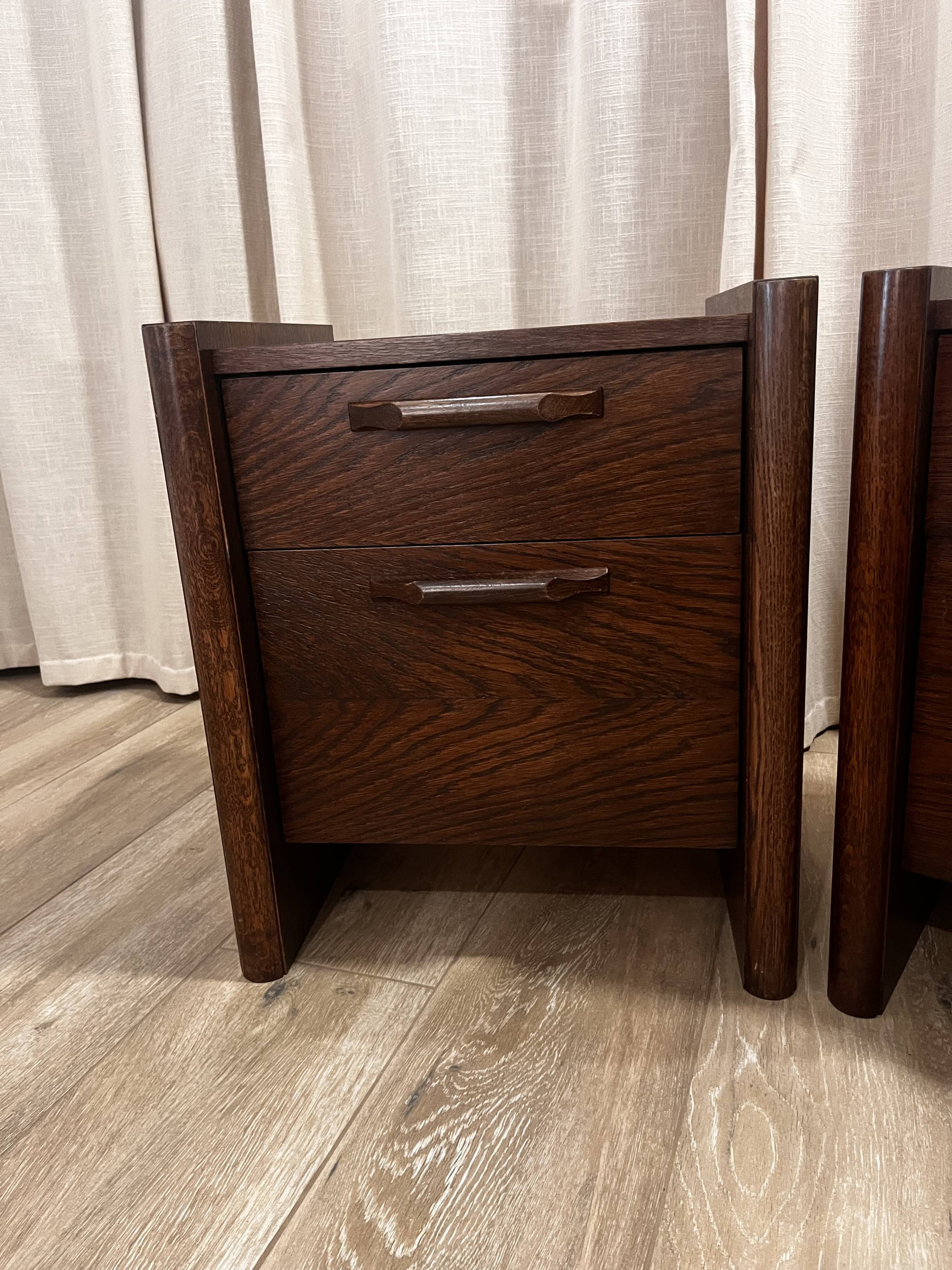 Pair of bedside tables from the 80s