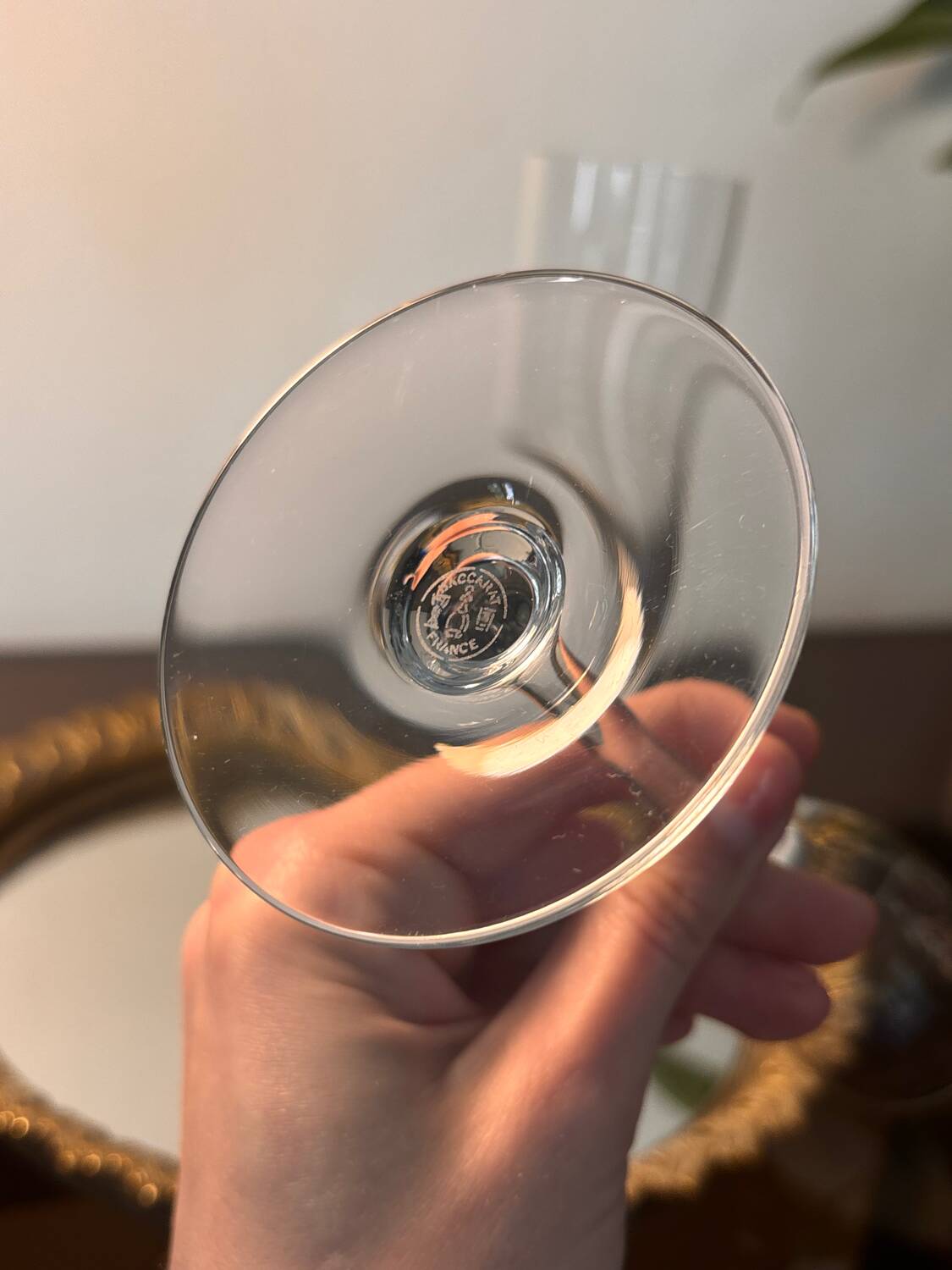 2 Baccarat champagne flutes
