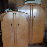 Pair of asymmetrical cabinets from the 50s