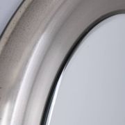 VINTAGE 1960S ROUND WALL MIRROR IN METAL BY GOFFREDO REGGIANI