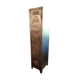 Cloakroom a waxed pickled metal door