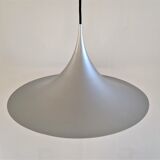 Silver colored Semi pendant lamp by Bonderup & Torsten Thorup for F&M