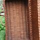 Old wicker trunk