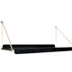 Vintage metal wall shelf, Dutch Industrial design 1960's