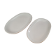 Lot de 2 plats ovales gigognes en porcelaine Bavaria beige liseré doré modèle Jutta