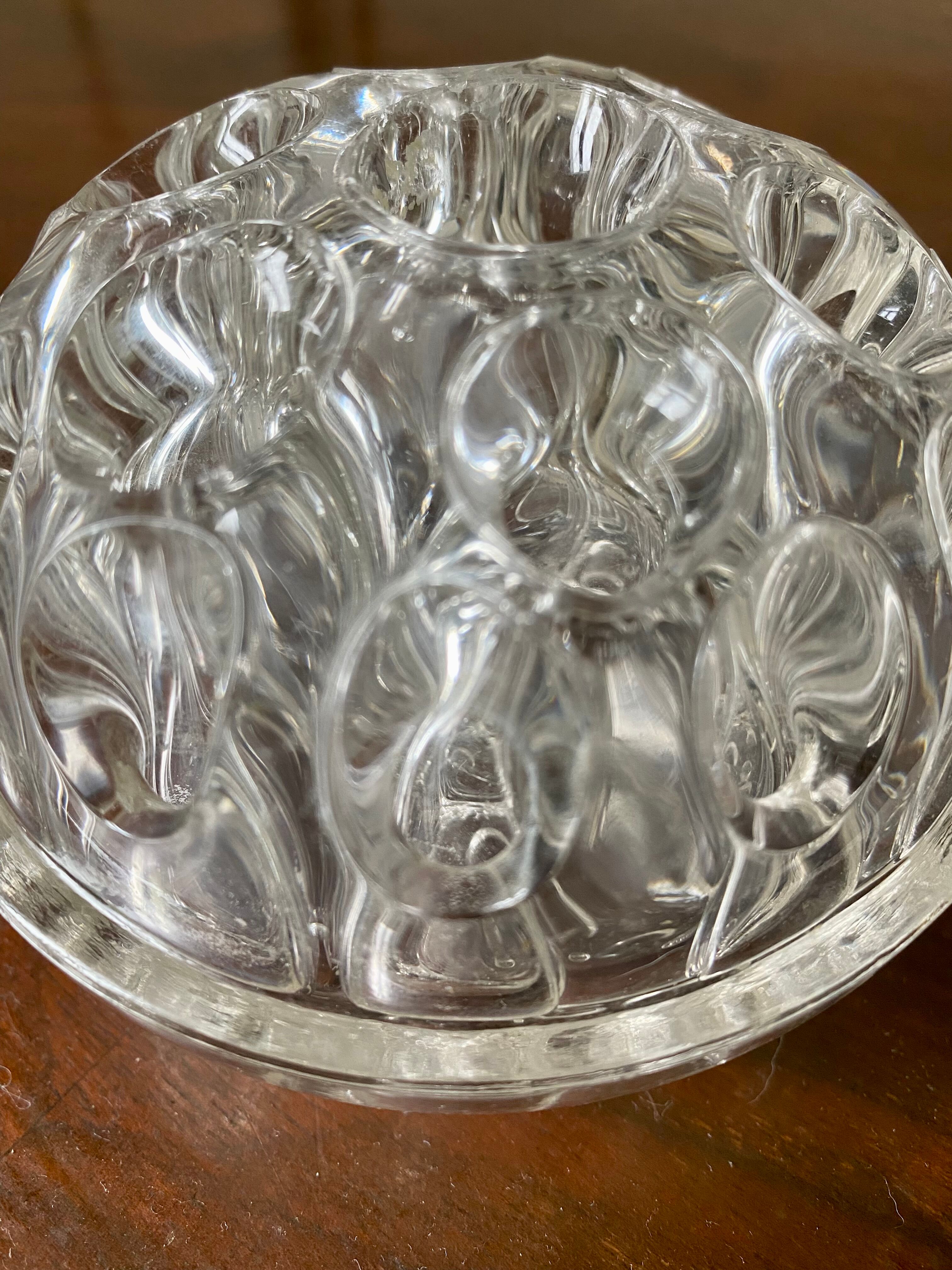 Ancient glass flower spade