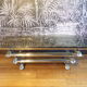 Table basse 1970 métal chromé