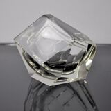 Cendrier de flavio Poli pour seguso, verre sommerso, Murano, italie, 1960