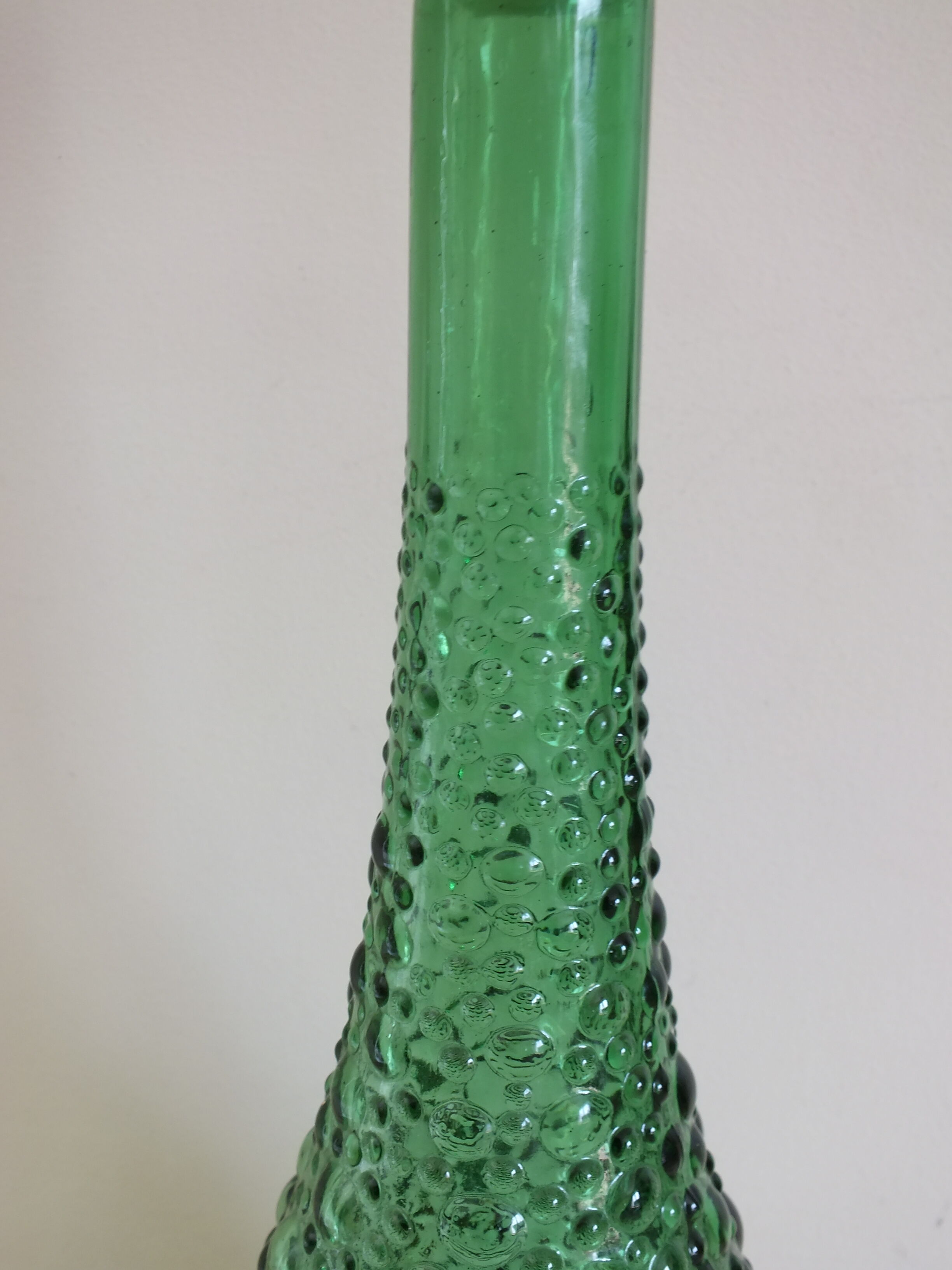 bouteille genie Empoli verte