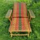 Rattan recliner