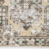 3x6 Shades Of Beige & Brown Classic Vintage Rug, 104x174Cm SK 17854