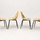 Set of 4 chairs La Cigogne by René-Jean Caillette – 1950s/60s