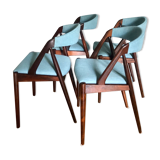 Chairs, model 31, designed by Kai Kristiansen for Schou Andersen 1960