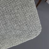 Chaises de salle à manger en teck et laine par Casala, années 1960, lot de 6