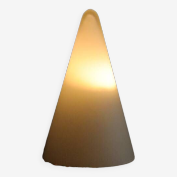 Lampe Teepee en verre (1980s)