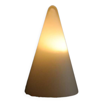 Lampe Teepee en verre (1980s)