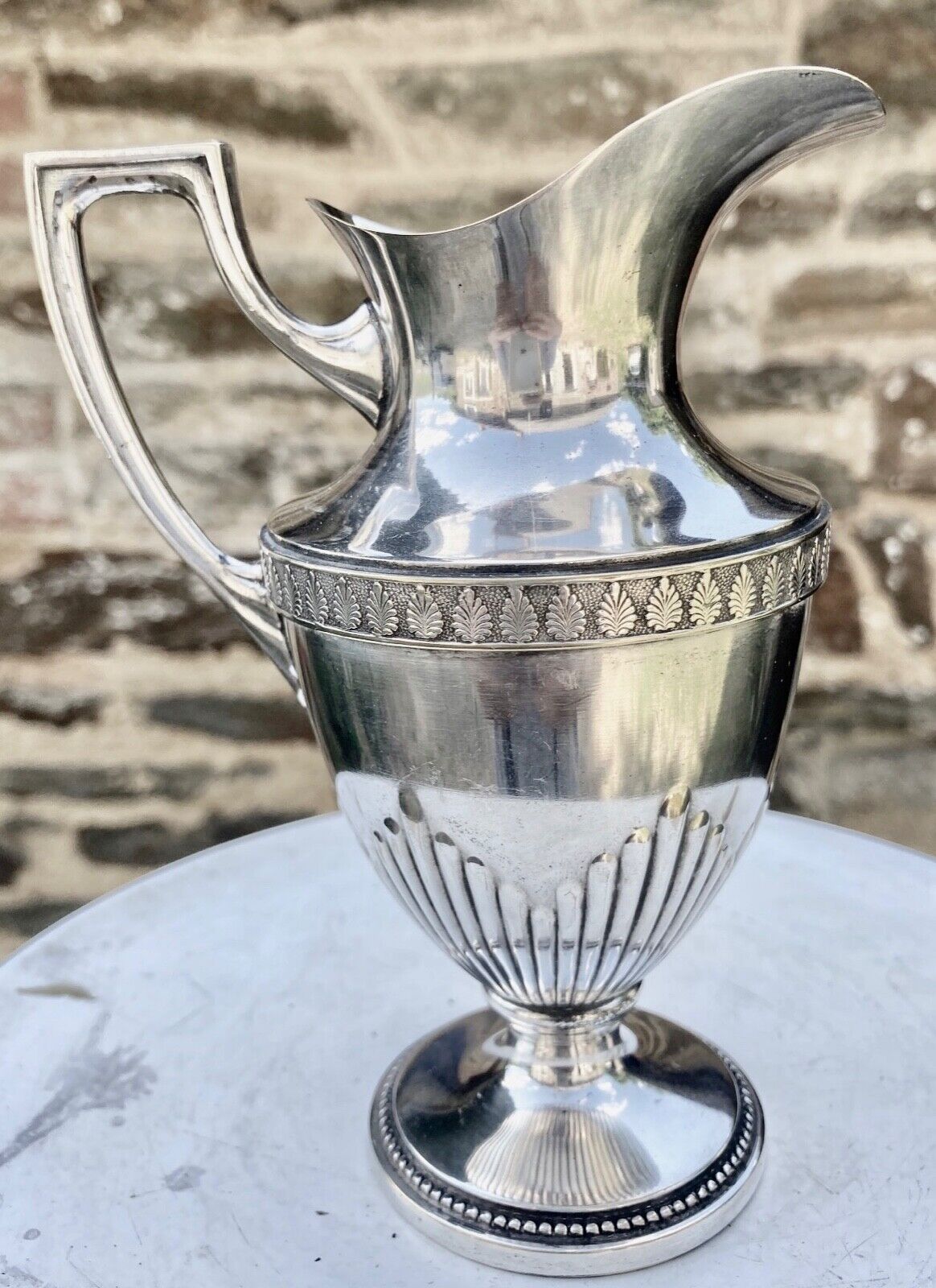 Milk jug Silver Milk Jug Empire style - stamped WMF and punch