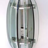 Vintage glass wall lamp from Veca Italy