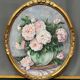 Helena van den Broeck. Still life with peonies. Pastel.