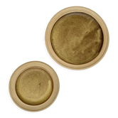 Vintage stoneware serving plates from the 70s