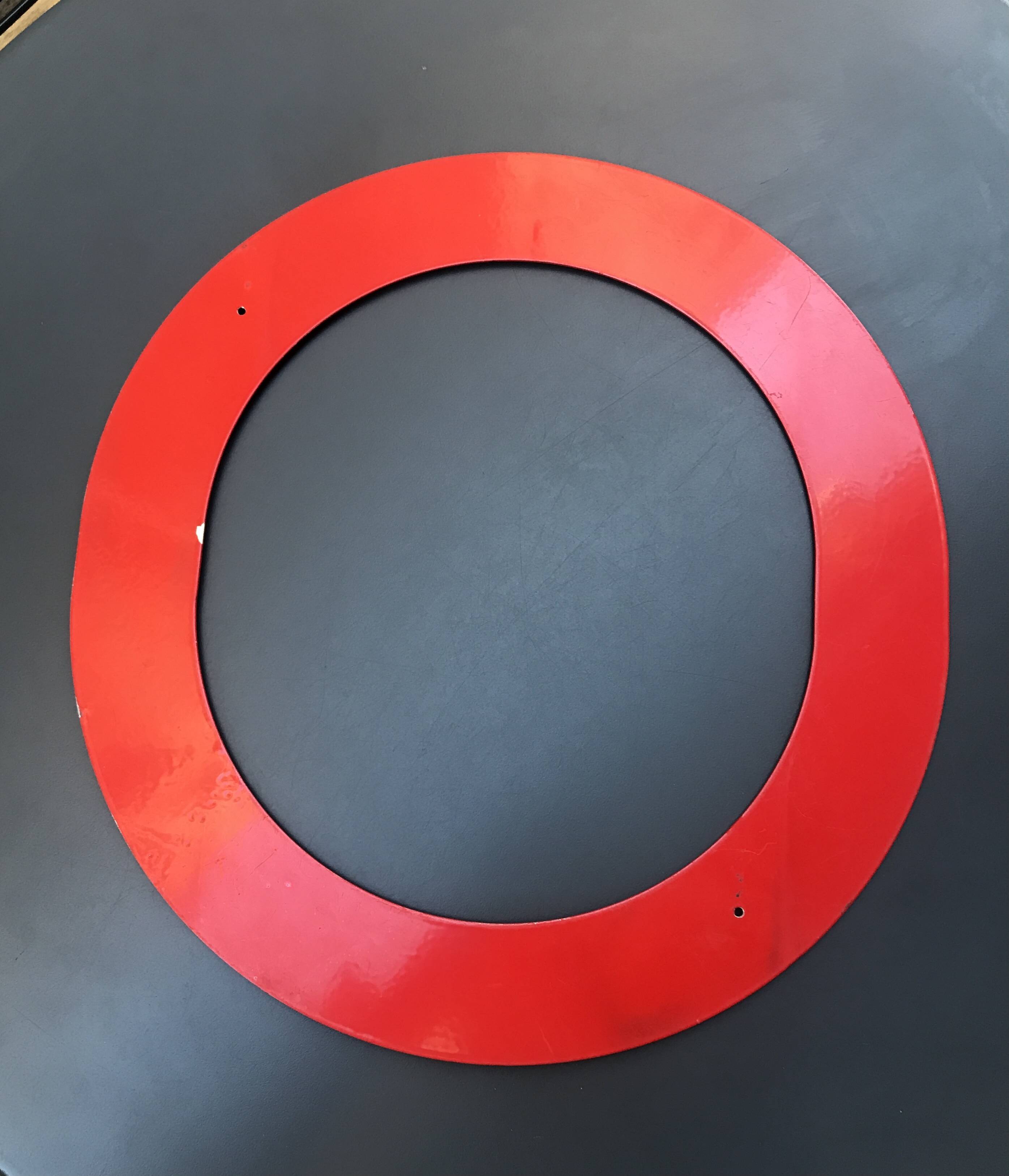 Large vintage metal letters