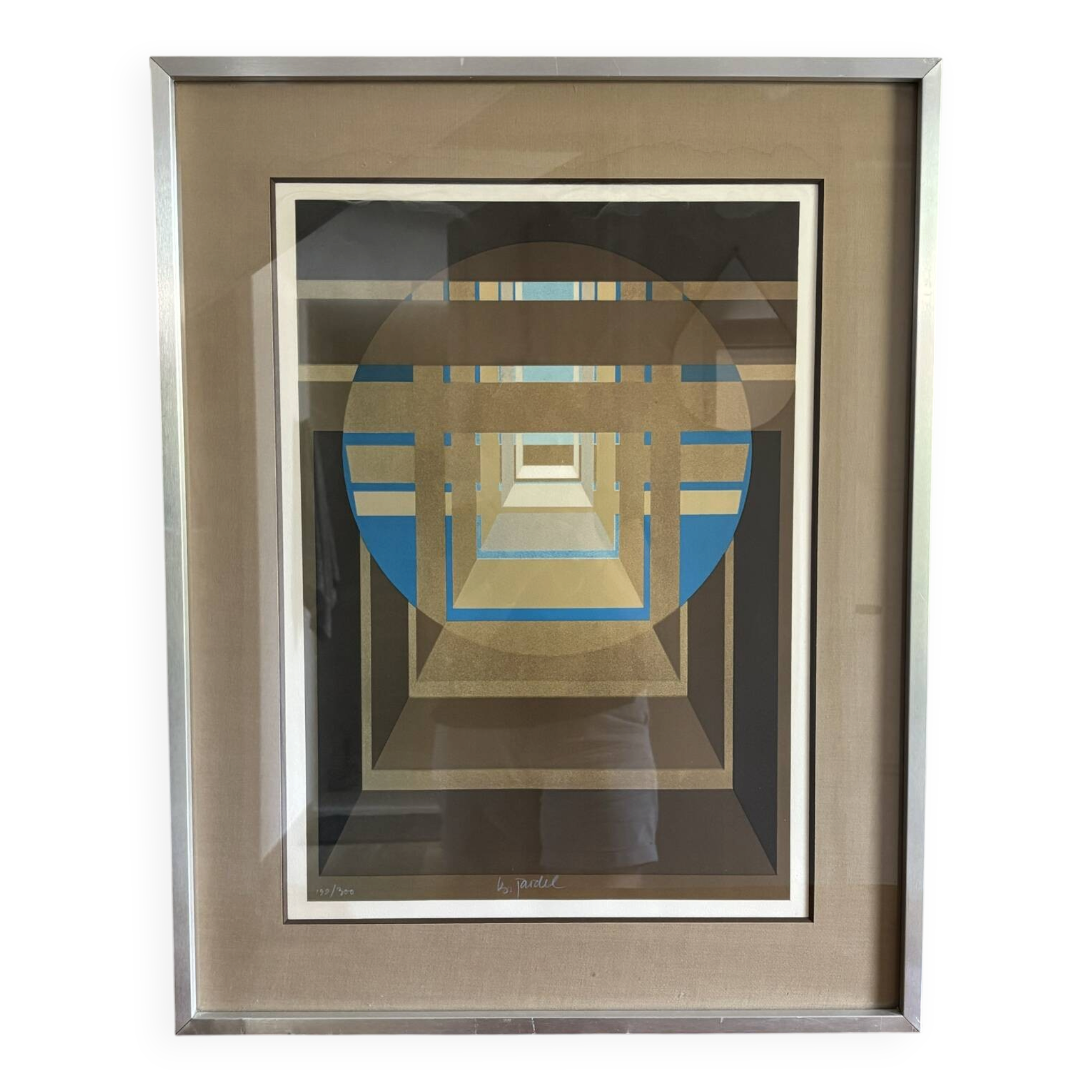Lithographie cinétique Bernard Jardel
