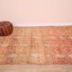 Peach Vintage Moroccan Rug 176 x 287 cm, Berber Wool Rug, Handmade Boho Rug