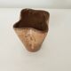 Ceramic vase with floral motif signed Vallauris