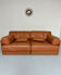 Camel leather 2-seater sofa design desede ds 76 vintage