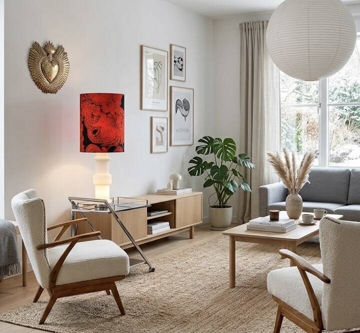 Vintage Murano glass lamp in opaline white, Doria, Italy, 1970.