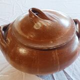 Soupière, légumier, plat de service en grès de saint Amand de Puisaye.