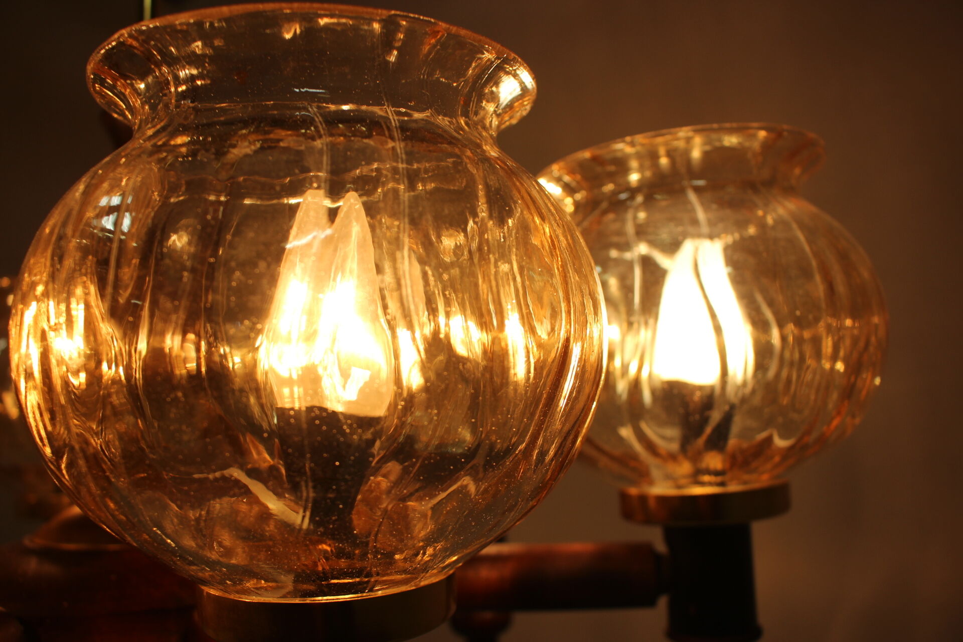 Mid-century big chandelier, 1960