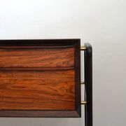 Table de couture scandinave moderne en palissandre, Danemark, 1960s