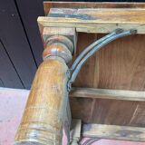 Table basse carré en bois de teck massif 1m x 1m