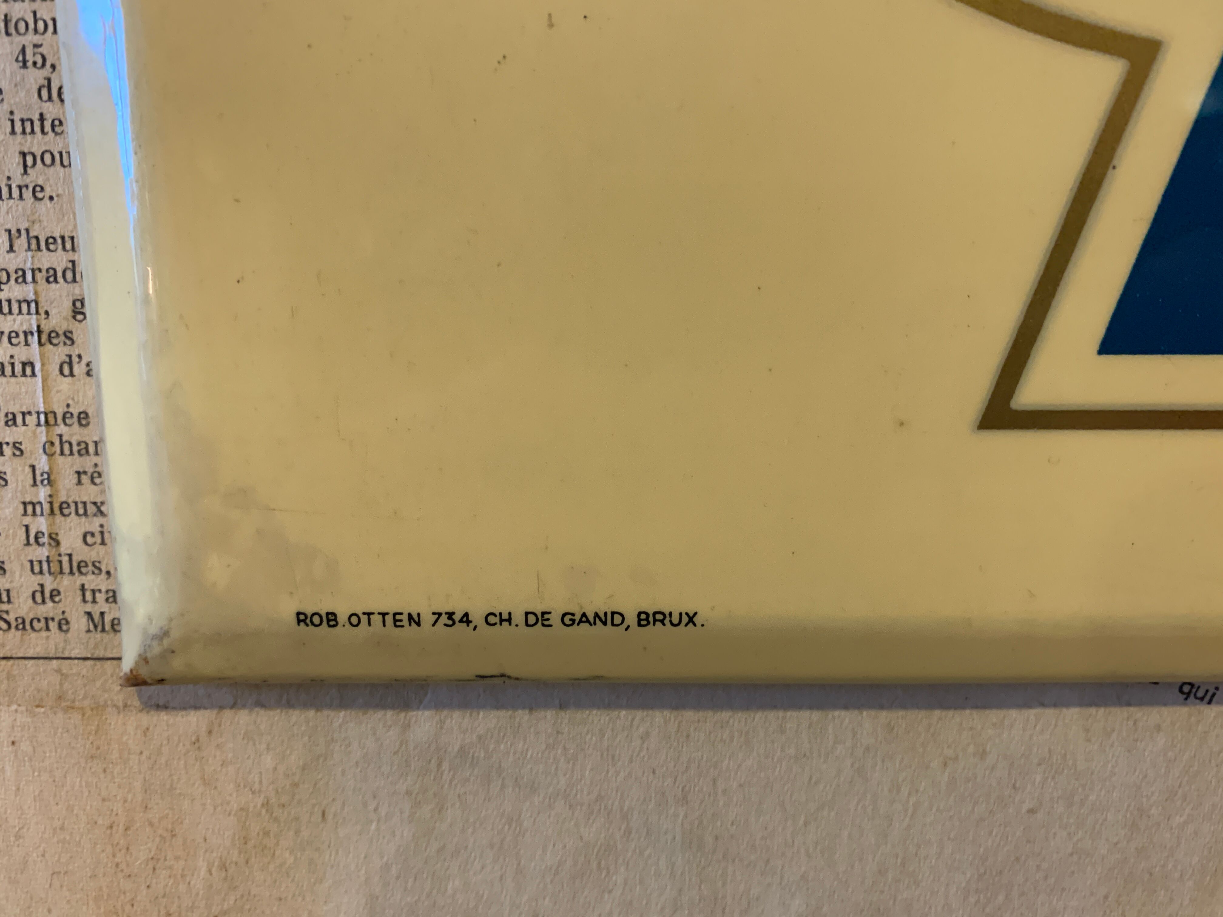 STELLA ARTOIS advertising plate