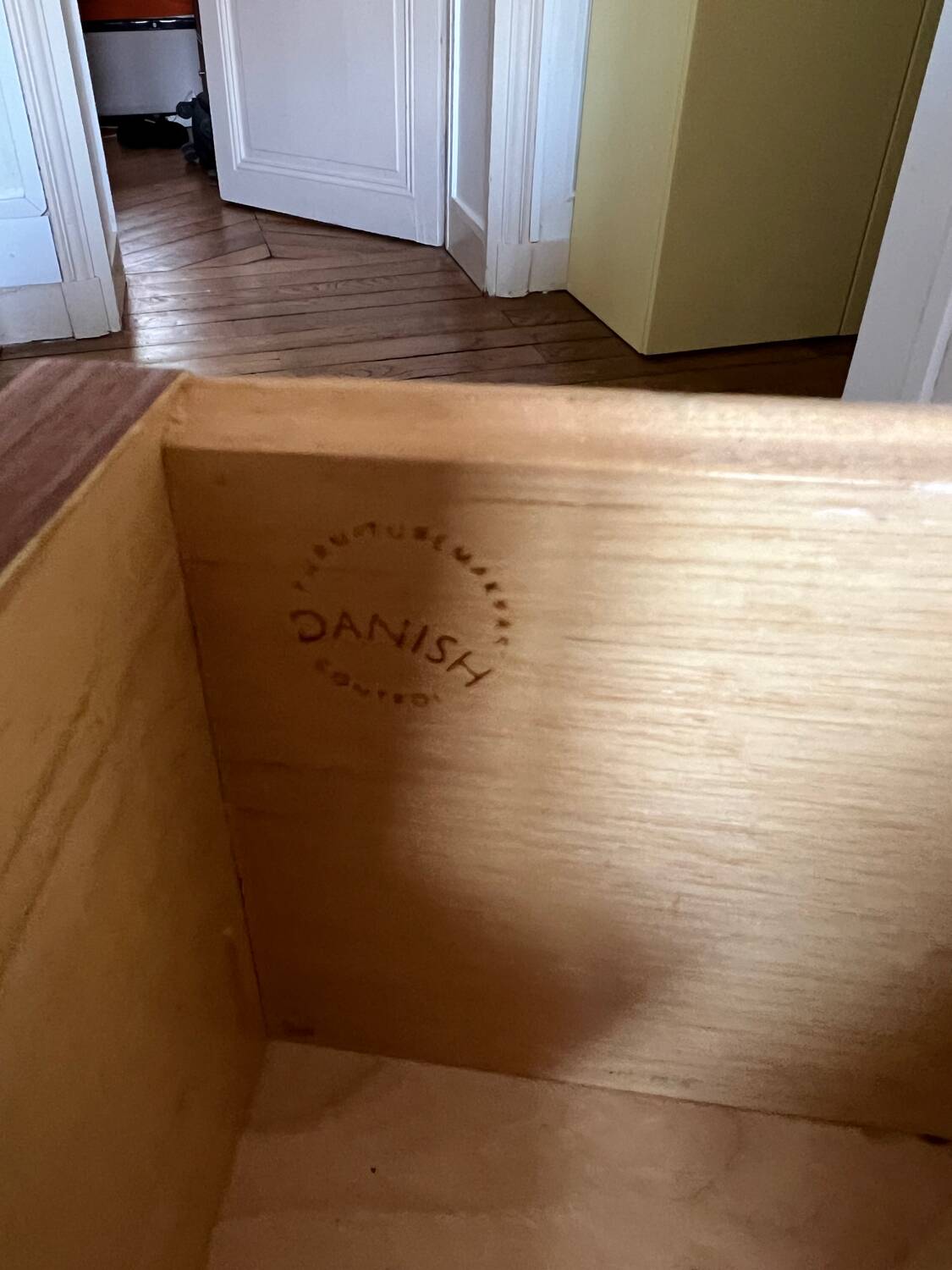 Bureau secrétaire vintage par Arne Wahl Iversen, Danemark