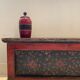 Tibetan bench with floral decoration -XIXEme