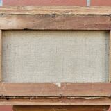 Mid 20th century "undergrowth" french school landscape oil painting