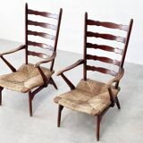 Rare set of Dester gelderland lounge chairs