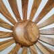 Fruit cup in olive wood vintage design