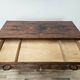 Art Decò chest of drawers from the 1940s in mahogany and briar