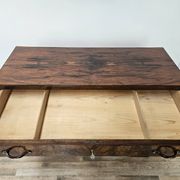 Art Decò chest of drawers from the 1940s in mahogany and briar
