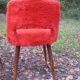 2 chairs red rug seventies