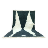 Moroccan wool rug handwoven 2.5x1.5 m