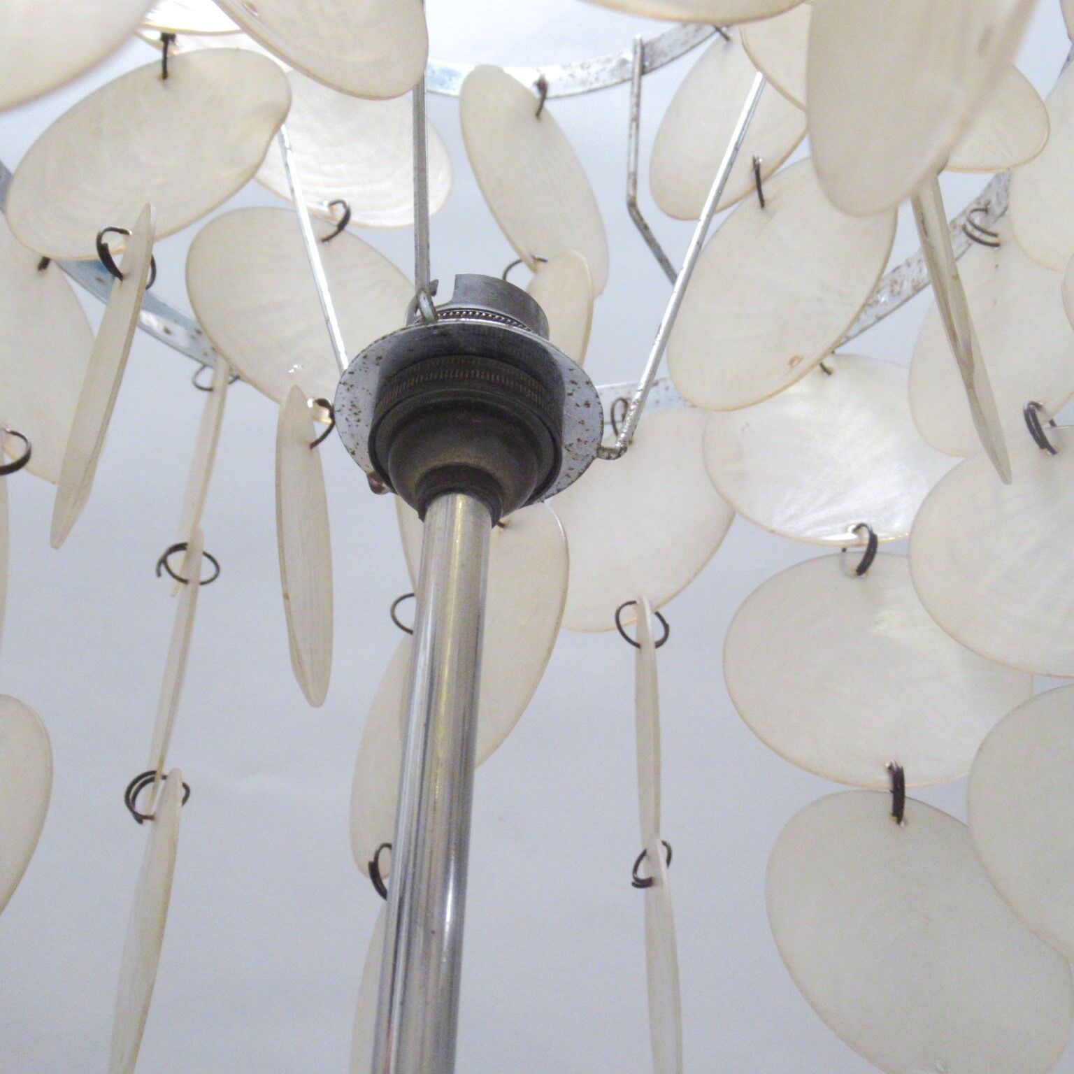 Lampe en nacre année 70