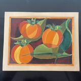 Gouache pumpkins Maïté Bournoud Schorp