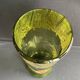 Vase “Nancy with enameled rooster” antique green FT Legras