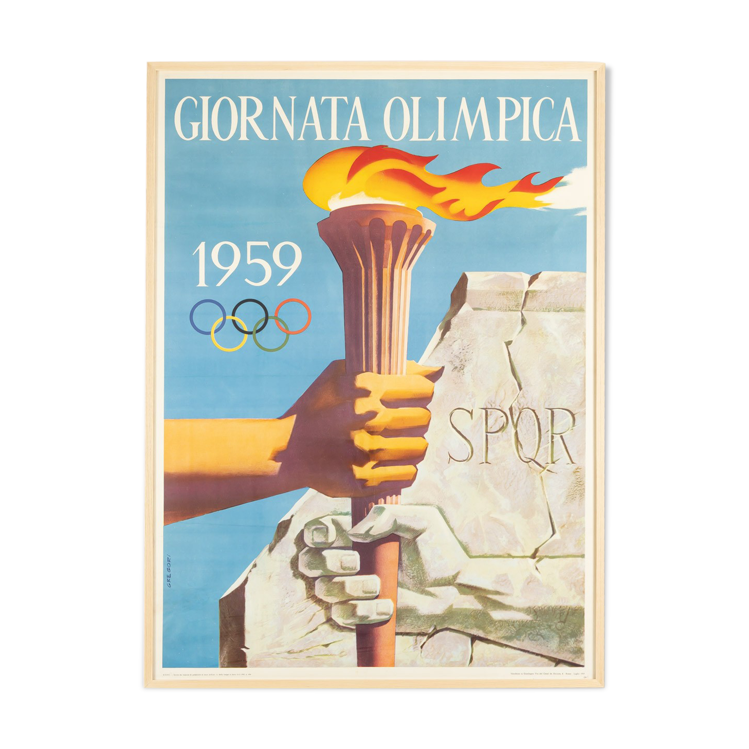 „gironata olimpica“ 100 cm x 140 cm